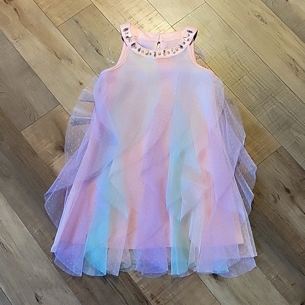 Pastel Dress with Jewels